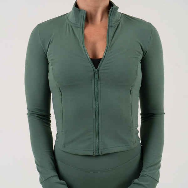 Opule Shape Jacket - Turf Green