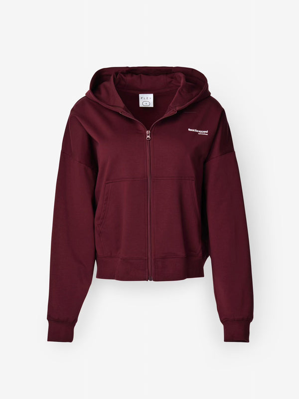 flexactive Zip Hoodie Berry Red
