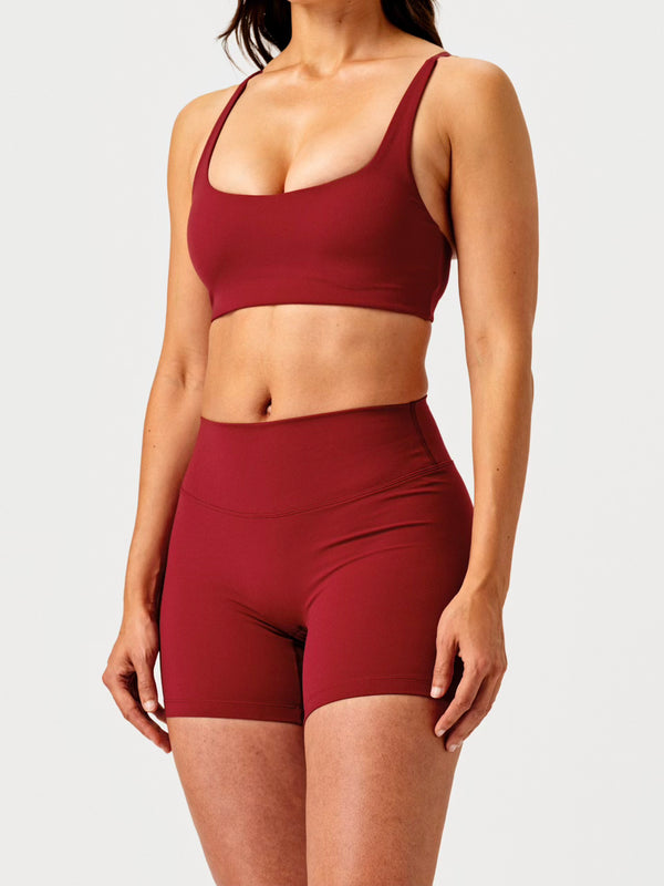 Minimal Bra Burgundy