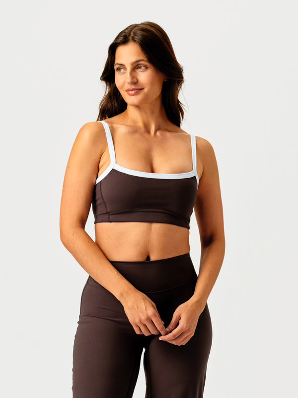 Infinity Run Bra Espresso