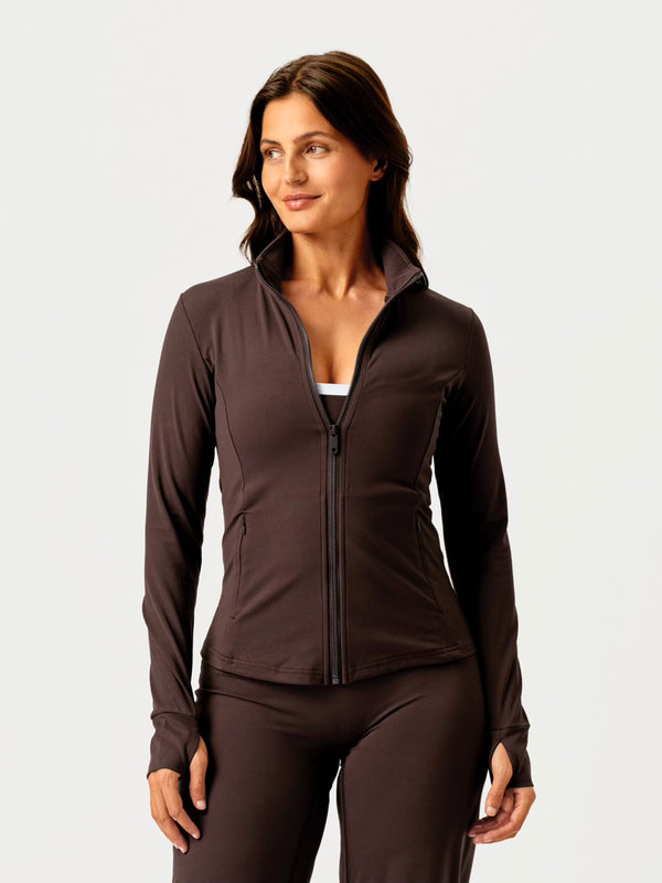 Core Zip Jacket Espresso