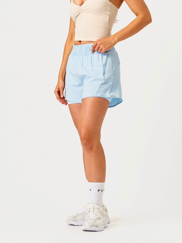 Layered Running Shorts Baby blue