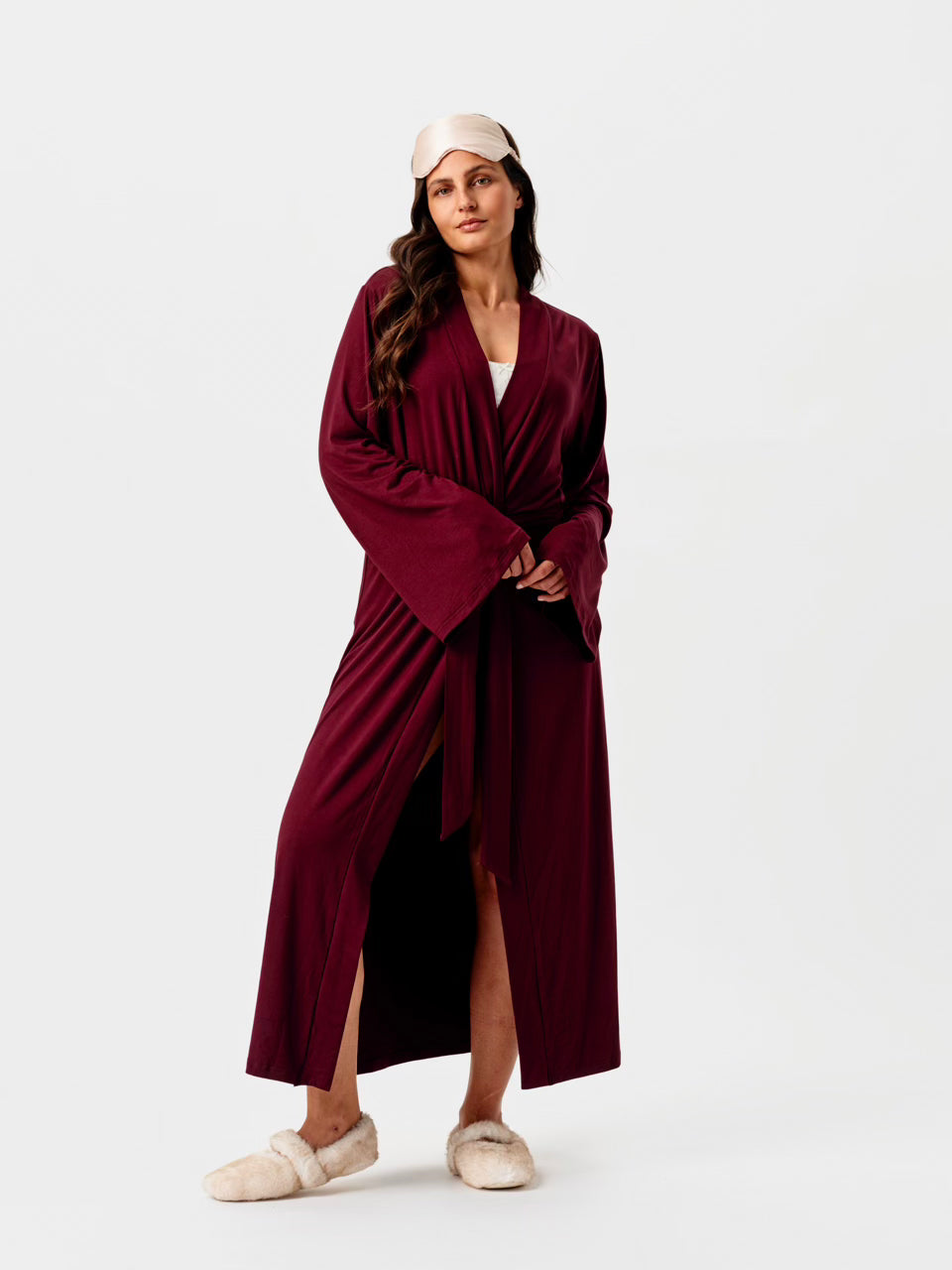 CloudSoft Robe Berry Red – FLEWÉ