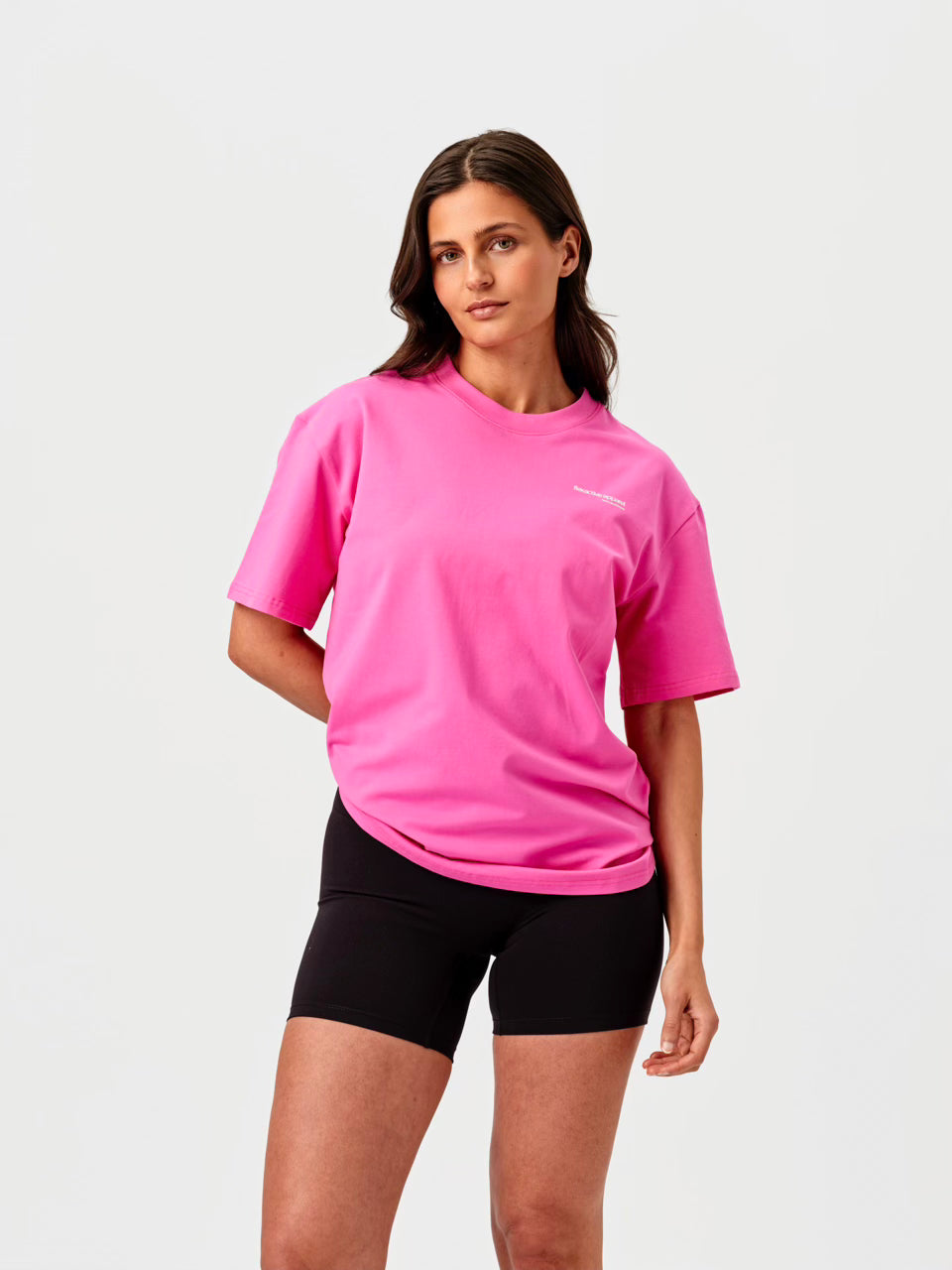 Stretch Cotton Tee Pink Candy – flexwear.no