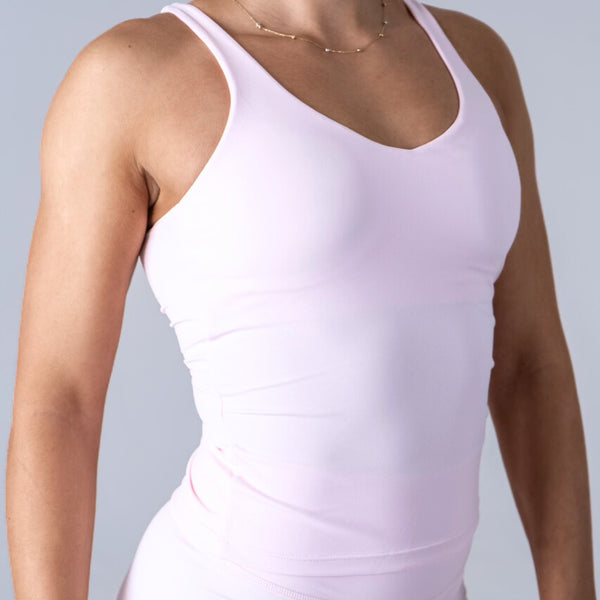 Opule Shape top Long - Baby Pink