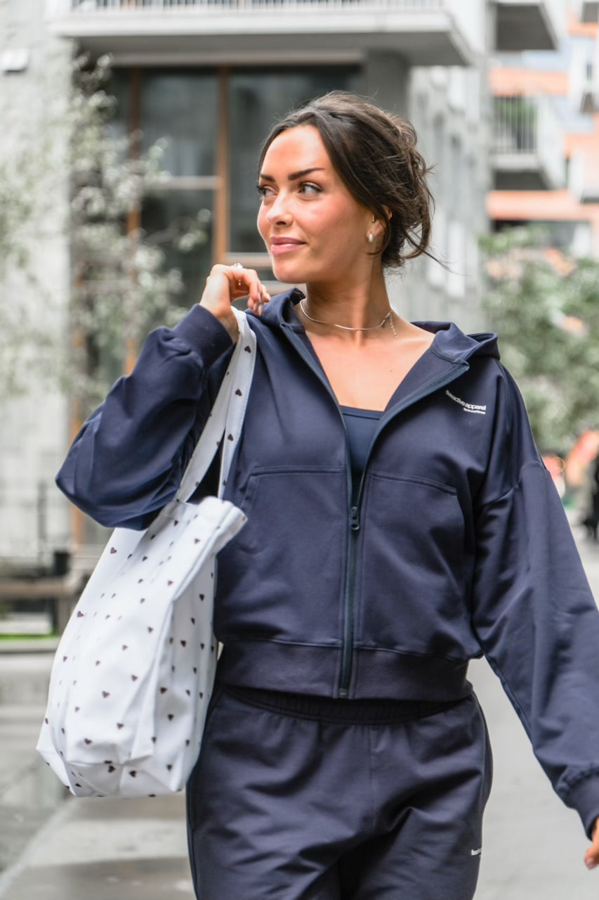 flexactive Zip Hoodie Navy – flexwear.no