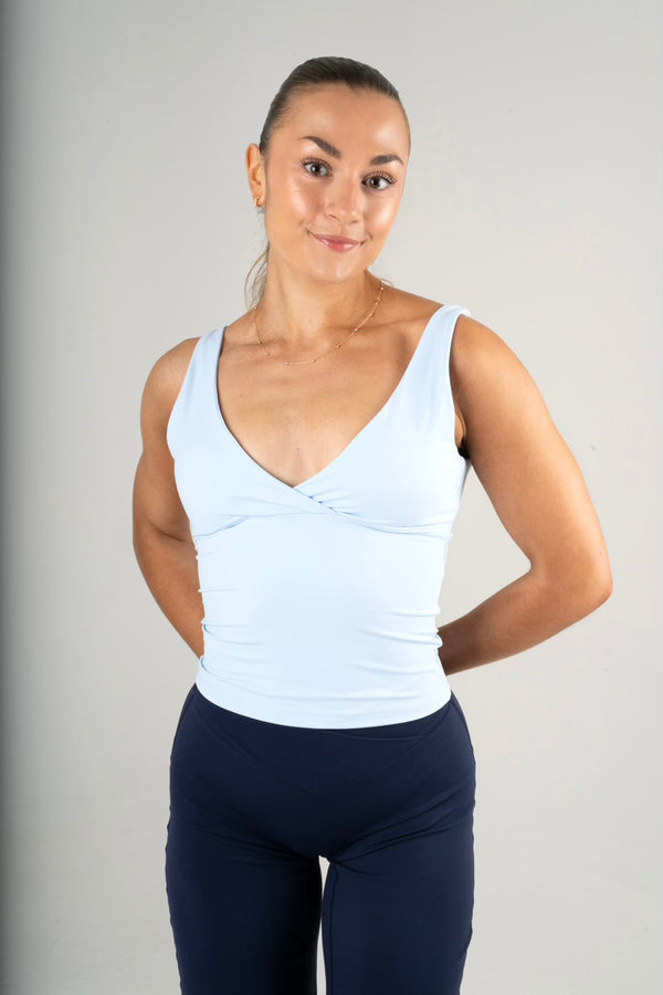 Form Crossover Top Baby Blue