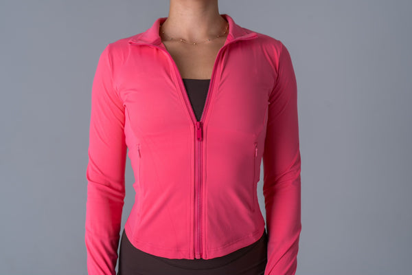 Opule Shape Jacket - Coral