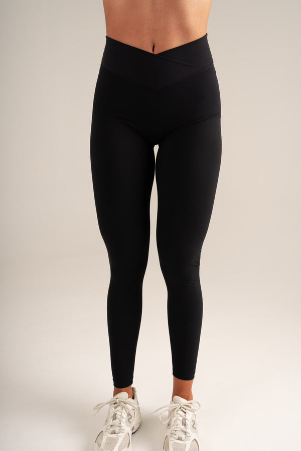Opule Wrap Tights Black