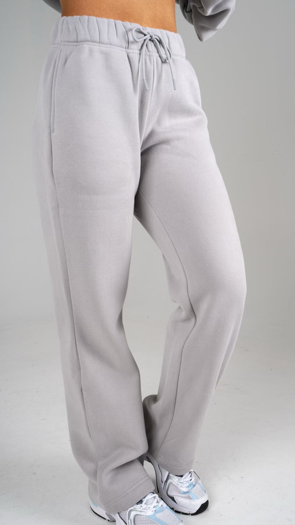 Studio Pants Straight Steel Grey