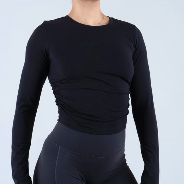 Opule Scrunch Longsleeve - Black
