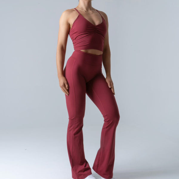 Opule Yoga pant - Burgundy