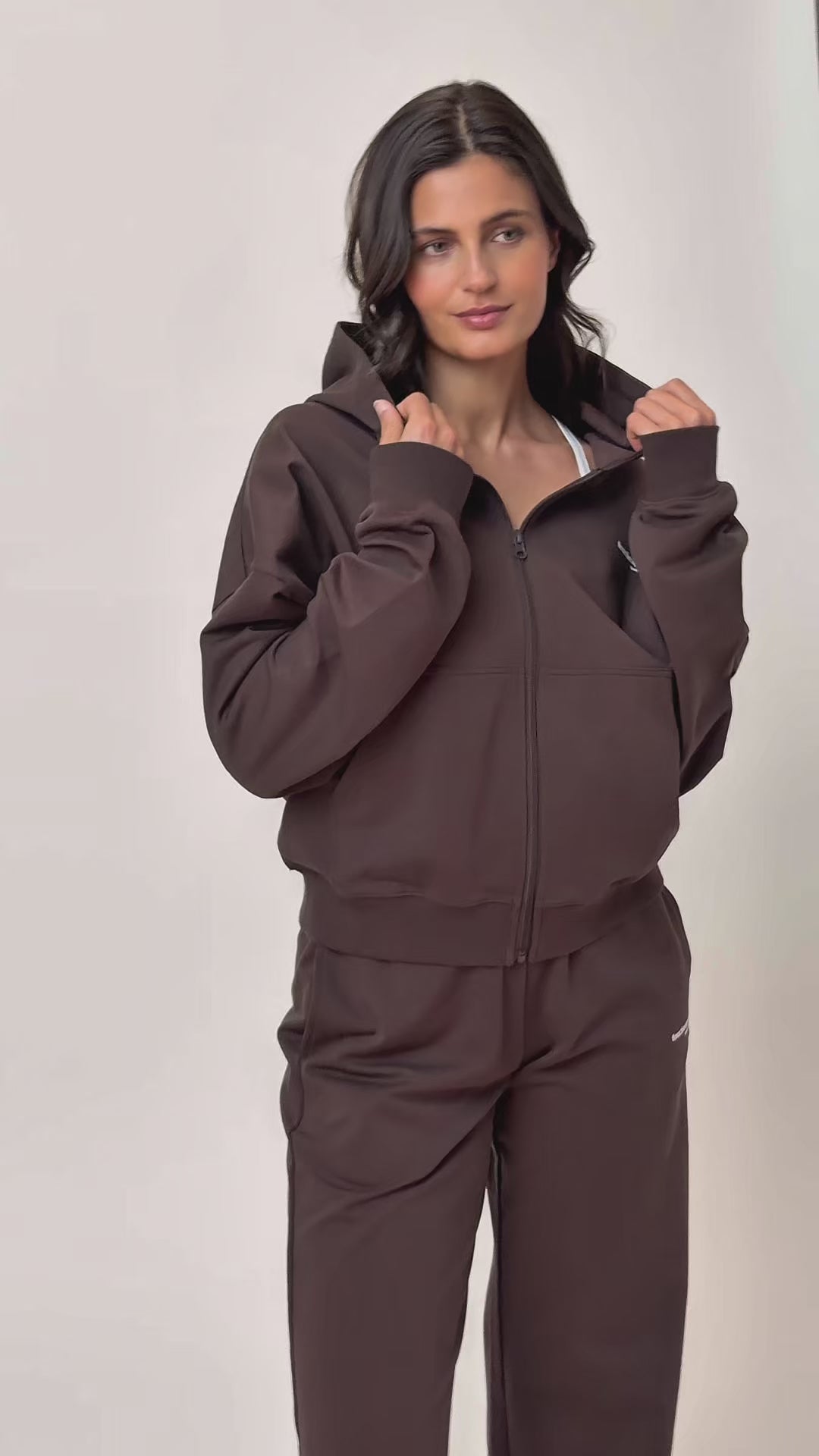 flexactive Zip Hoodie Espresso – flexwear.no